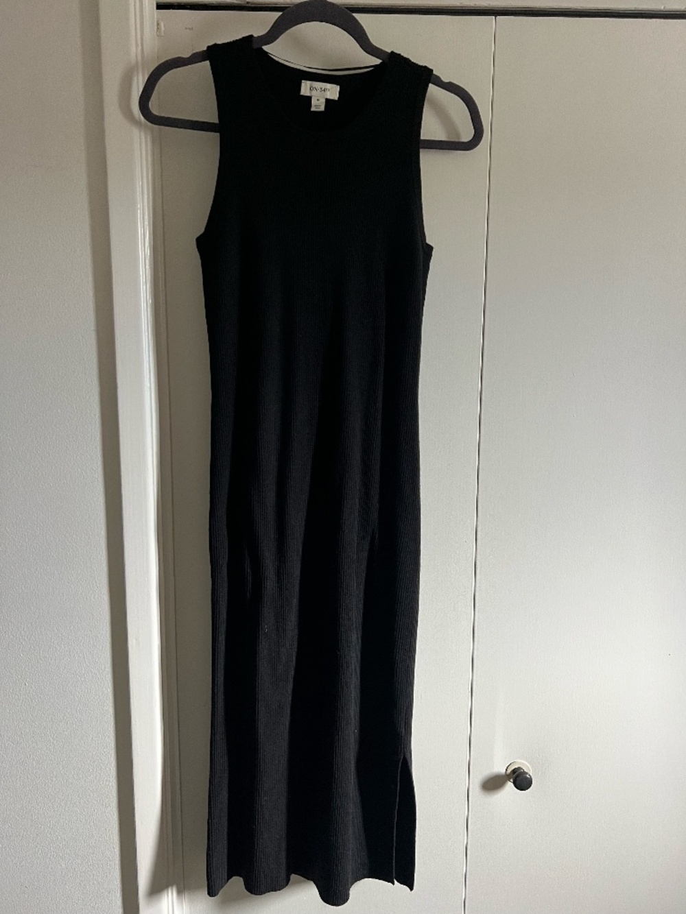 On 34th Midi Sweater Dress in Black